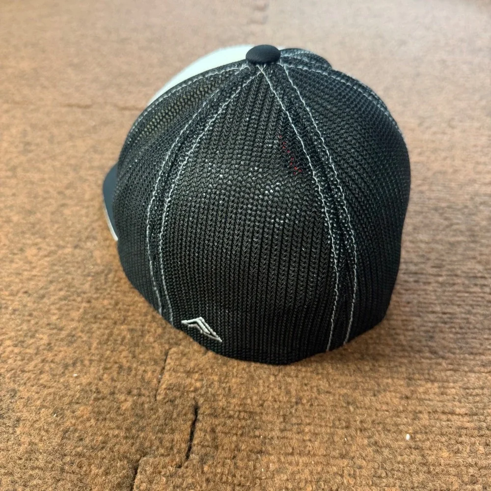 Baltimore Orioles Youth Trucker Hat Pacific Headwear 404M Black White Mesh Cap